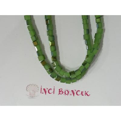 4mm Küp Kesim Kristal Boncuk No: 10