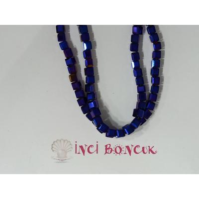 4mm Küp Kesim Kristal Boncuk No: 11