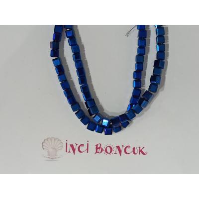 4mm Küp Kesim Kristal Boncuk No: 8