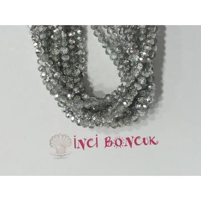 4mm Yuvarlak Kesim Kristal Boncuk No: 13