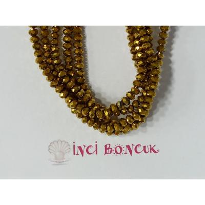 4mm Yuvarlak Kesim Kristal Boncuk No: 32
