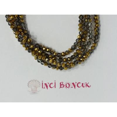 4mm Yuvarlak Kesim Kristal Boncuk No: 33