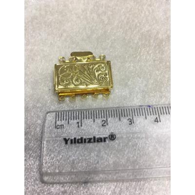 5 Delikli Gold Renk Hasır Kapama