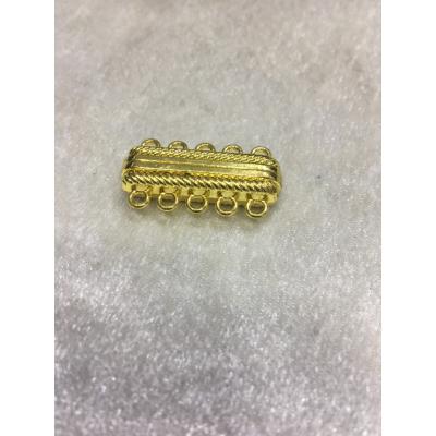 5 Delikli Gold Renk Mıknatıslı Kapama