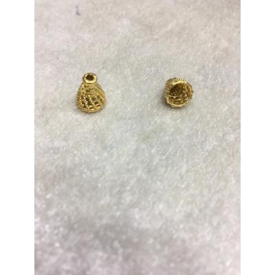 (Adet Fiyatıdır) 5 mm Kaplama Gold Renk Hu...