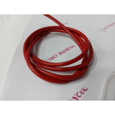 5mm Yuvarlak Hakiki Deri (Metre Fiyatıdır) No: 10
