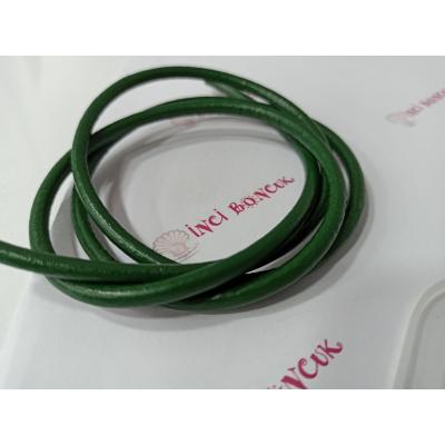 5mm Yuvarlak Hakiki Deri (Metre Fiyatıdır) No: 3