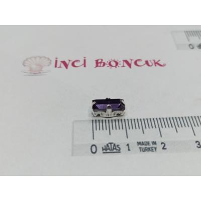 5x10mm Kasalı Rivoli Kristal Taş No: 1