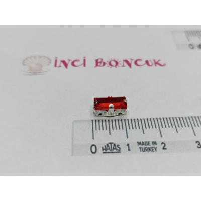 5x10mm Kasalı Rivoli Kristal Taş No: 4