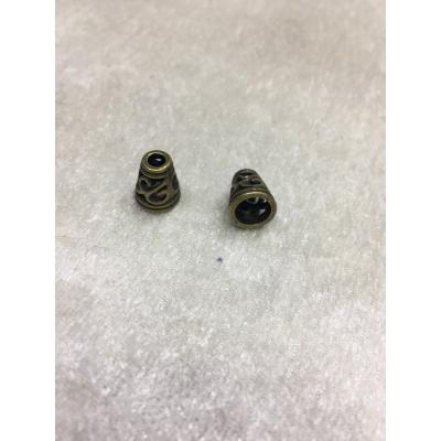 (Adet Fiyatıdır) 6 mm Antik Yeşik Huni Kap...