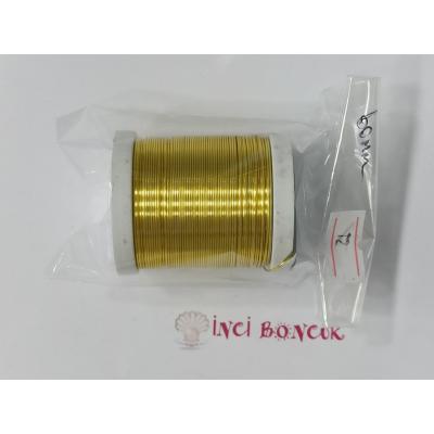 60mm Gold Çiçek Teli No: 2