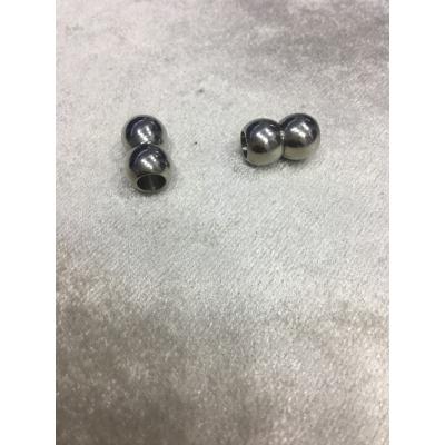 6mm Gümüş Renk Top Mıknatıslı Klips