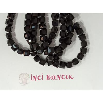 6mm Küp Kesim Kristal Boncuk No: 11