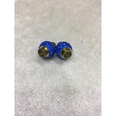 6mm Mavi Taşlı Kovanlı Mıknatıslı Kapama