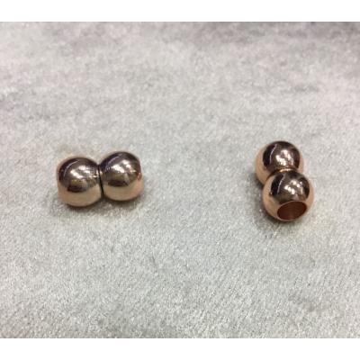 6mm Roz Renk Top Mıknatıslı Klips