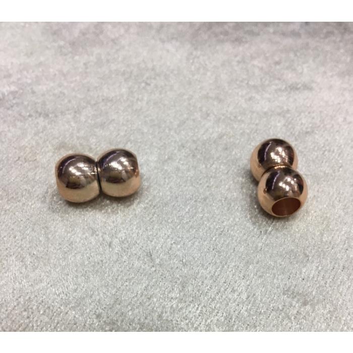 6mm Roz Renk Top Mıknatıslı Klips