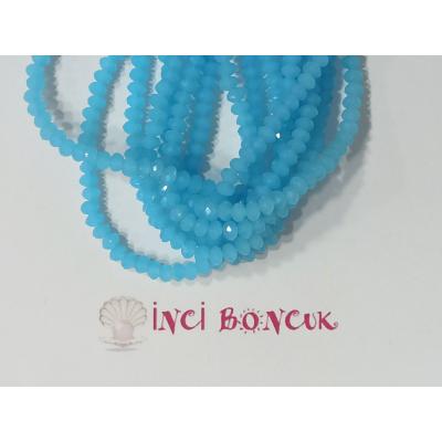 6mm Yuvarlak Kesim Kristal Boncuk No: 2
