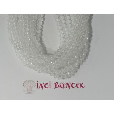 6mm Yuvarlak Kesim Kristal Boncuk No: 20