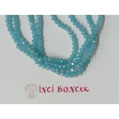 6mm Yuvarlak Kesim Kristal Boncuk No: 27