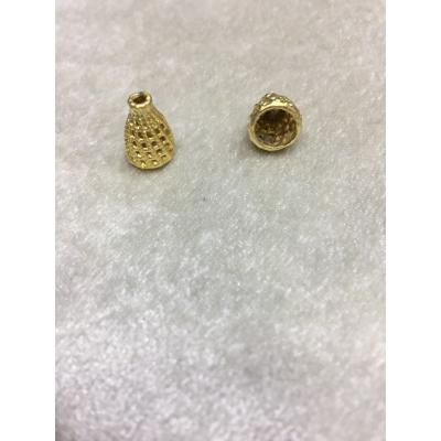 (Adet Fiyatıdır) 7 mm Kaplama Gold Renk Hu...