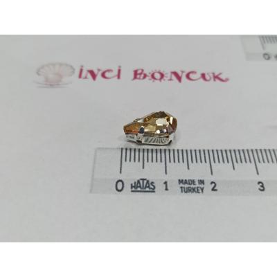 8x13mm Kasalı Rivoli Kristal Taş No:15