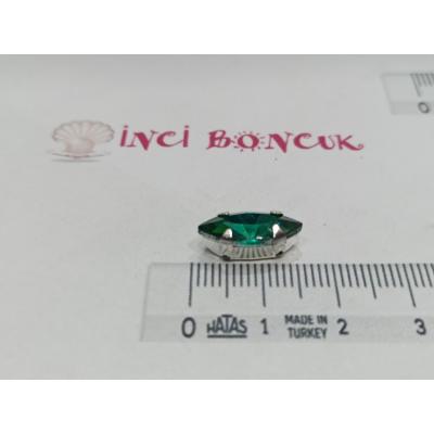 7x15mm Kasalı Rivoli Kristal Taş No: 21