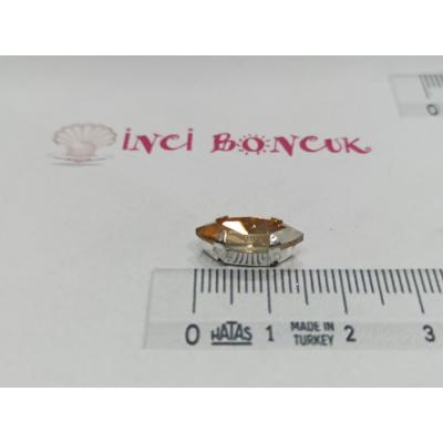 7x15mm Kasalı Rivoli Kristal Taş No: 25
