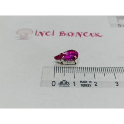8x13mm Kasalı Rivoli Kristal Taş No:11