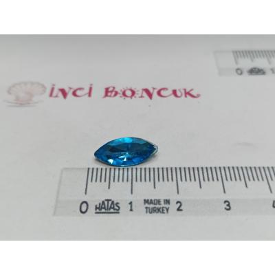 7x15mm Yapıştırma Rivoli Kristal Taş No: 14