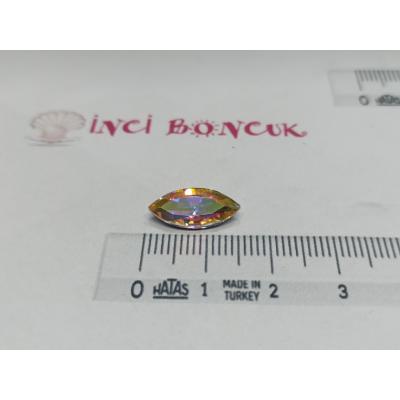 7x15mm Yapıştırma Rivoli Kristal Taş No: 9