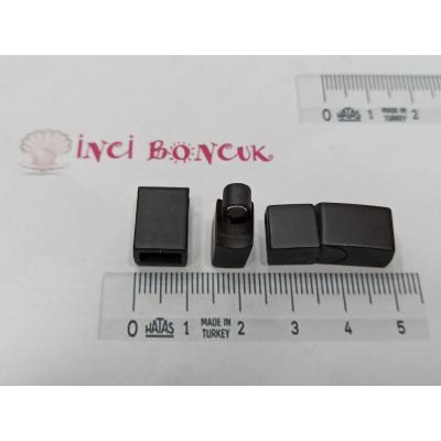 7x3mm Yassı Deri Mıknatıslı Kapama No: 20