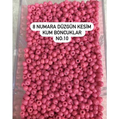 8 Numara Düzgün Kesim (4 GRAM) Kum Boncuk No: 10