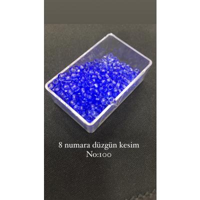 8 Numara Düzgün Kesim (4 GRAM) Kum Boncuk No: 100