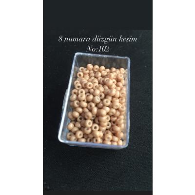 8 Numara Düzgün Kesim (4 GRAM) Kum Boncuk No: 102