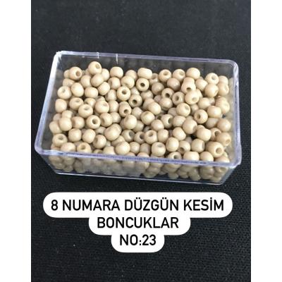 8 Numara Düzgün Kesim (4 GRAM) Kum Boncuk No: 23