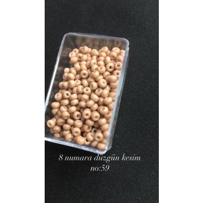 8 Numara Düzgün Kesim (4 GRAM) Kum Boncuk No: 59