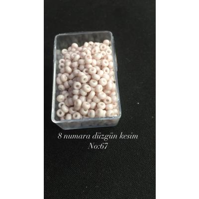 8 Numara Düzgün Kesim (4 GRAM) Kum Boncuk No: 67