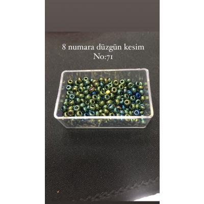 8 Numara Düzgün Kesim (4 GRAM) Kum Boncuk No: 71
