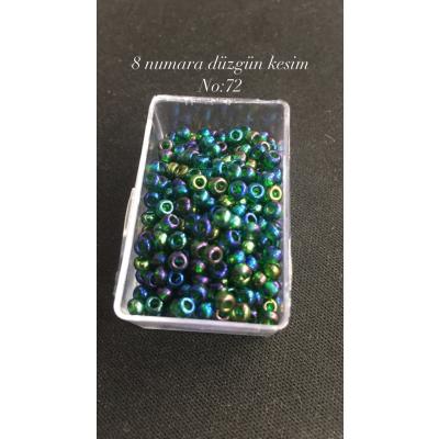 8 Numara Düzgün Kesim (4 GRAM) Kum Boncuk No: 72