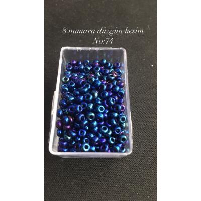 8 Numara Düzgün Kesim (4 GRAM) Kum Boncuk No: 74