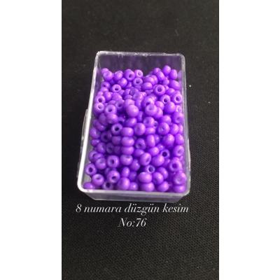 8 Numara Düzgün Kesim (4 GRAM) Kum Boncuk No: 76