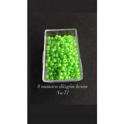 8 Numara Düzgün Kesim (4 GRAM) Kum Boncuk No: 77