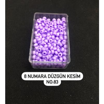 8 Numara Düzgün Kesim (4 GRAM) Kum Boncuk No: 83