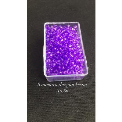 8 Numara Düzgün Kesim (4 GRAM) Kum Boncuk No: 86