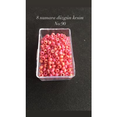 8 Numara Düzgün Kesim (4 GRAM) Kum Boncuk No: 90