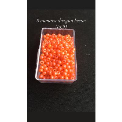 8 Numara Düzgün Kesim (4 GRAM) Kum Boncuk No: 91