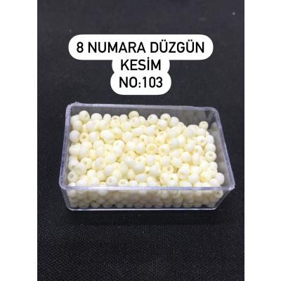 8 Numara Düzgün Kesim (4Gram) Kum Boncuk No:103