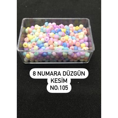 8 Numara Düzgün Kesim (4Gram) Kum Boncuk No:105