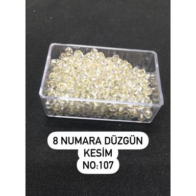 8 Numara Düzgün Kesim (4Gram) Kum Boncuk No:107