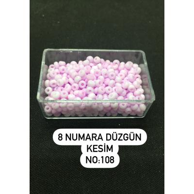 8 Numara Düzgün Kesim (4Gram) Kum Boncuk No:108